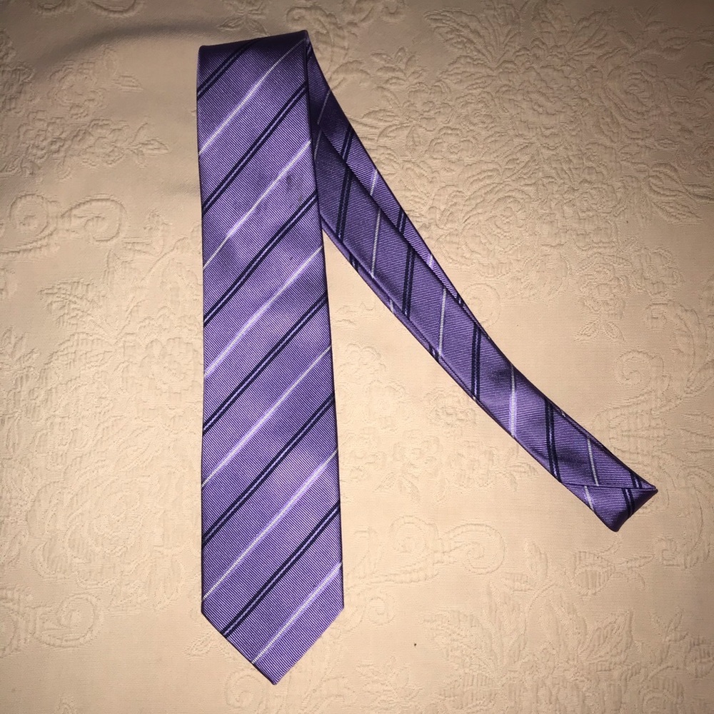 Weybridge 1761 Purple Striped Tie